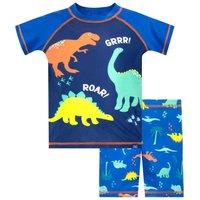 Harry Bear Boy's Dinosaur 2 Piece Swim Set in Blue | Size: 2-3 Years