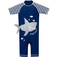 Harry Bear Boy's Feeling Fintastic Shark Surfsuit in Blue | Size: 2-3 Years