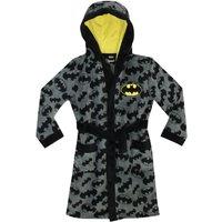 DC Comics Boy's Batman Dressing Gown in Grey | Size: 7-8 Years