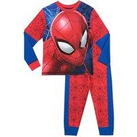 Marvel Boy's Spiderman Pyjamas in Red | Size: 7-8 Years