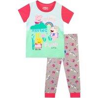 Peppa Pig Girl's Busy Having Fun Pyjamas in Pink | Size: 2-3 Years
