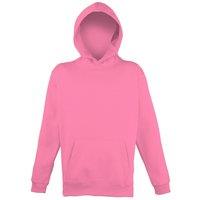 AWDis Electric Hooded Sweatshirt Hoodie in Baby Pink | Size: 9-10 Years