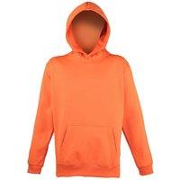 AWDis Electric Hooded Sweatshirt Hoodie in Burnt Orange | Size: 9-10 Years