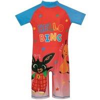 Bing Boy's Surfsuit One Piece Swimsuit in Red | Size: 2-3 Years