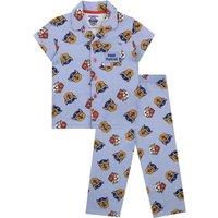 Paw Patrol Boy's Button Up Pyjamas in Blue | Size: 18-24 m