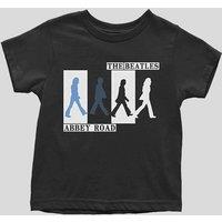 Beatles Toddler Abbey Road Colours Tee in Black | Size: 4-5 Years