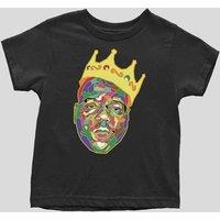 Biggie Smalls Toddler Crown Tee in Black | Size: 2-3 Years