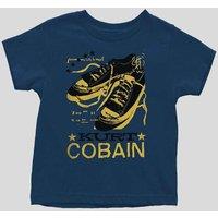 Kurt Cobain Toddler Laces Tee in Navy | Size: 18-24 m