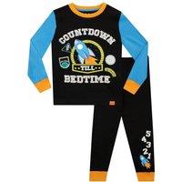 Harry Bear Boy's Countdown Till Bedtime Space Pyjamas in Black | Size: 4-5 Years