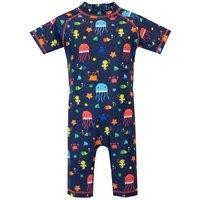 Harry Bear Boy's Under The Sea Sea Life Surfsuit in Blue | Size: 18-24 m