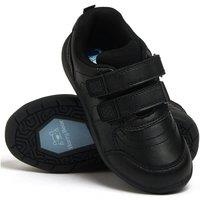Harry Bear Boy's Football School Shoes in Black | Size: Infant 10