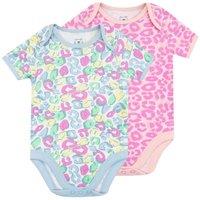 Harry Bear Girl's Animal Print Bodysuits 2 Pack | Size: 9-12 m