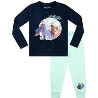 Disney Girl's Frozen Pyjamas in Blue | Size: 18-24 m