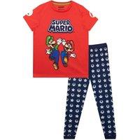 Super Mario Boy's and Luigi Pyjamas in Red | Size: 4-5 Years