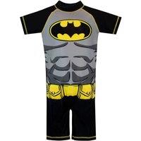 DC Comics Boy's Batman Surfsuit in Black | Size: 18-24 m
