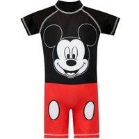 Mickey Mouse Boy's Surfsuit | RED & BLACK | 12 TO 18 MONTHS | Size: 9-12 m