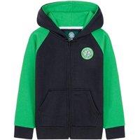 Celtic FC Football Fan Zipped Hoodie in Green | Size: 13-14 Years