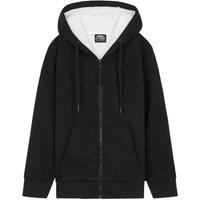 CityComfort Fleece Hoodie Long Sleeve Sweatshirt Hooded Top in Black | Size: 5-6 Years