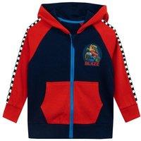 Blaze and the Monster Machines Zip Up Hoodie in Red | Size: 18-24 m