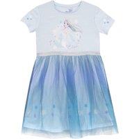 Disney Girl's Frozen Elsa Tulle Nightdress in Blue | Size: 18-24 m