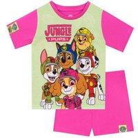 Paw Patrol Girl's Skye Short Pyjamas for Girls in Pink | Size: 18-24 m