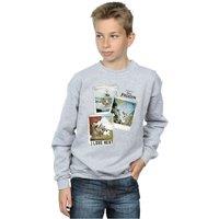 Disney Boy's Frozen Olaf Polaroid Sweatshirt in Grey | Size: 5-6 Years