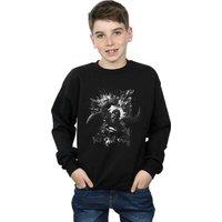DC Comics Boy's Superman Spot Sweatshirt in Black | Size: 5-6 Years