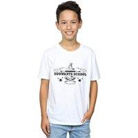 Harry Potter Boy's Hogwarts First Year T-Shirt in White | Size: 5-6 Years