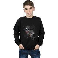 Disney Boy's Villains Wicked Sweatshirt in Black | Size: 9 Years