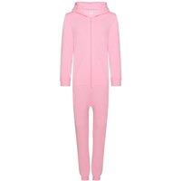 Colortone Comfy Co Plain All In One Onesie in Baby Pink | Size: 9-11 Years
