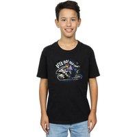 DC Comics Boy's Batman TV Series Bat Bike T-Shirt in Black | Size: 12-13 Years