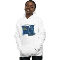 Disney Boy's Nightmare Before Christmas Jack & The Well Hoodie in White | Size: 7-8 Years