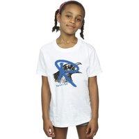 Harry Potter Girl's Ravenclaw Pop Spray Cotton T-Shirt in White | Size: 5-6 Years