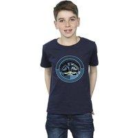Star Wars Boy's The Mandalorian Grogu Ready For Adventure T-Shirt in Navy | Size: 3-4 Years