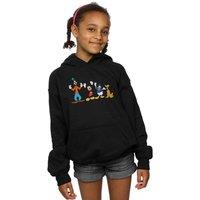Disney Girl's Mickey Mouse Friends Hoodie in Black | Size: 7-8 Years