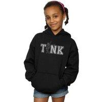 Disney Girl's Tinker Bell Collegiate Tink Hoodie in Black | Size: 12-13 Years