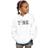 Disney Girl's Tinker Bell Collegiate Tink Hoodie in White | Size: 9 Years