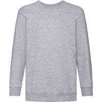 Fruit of the Loom Set In Sleeve Sweatshirt Pack of 2 in Grey | Size: 3-4 Years