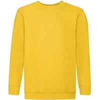Fruit of the Loom Set In Sleeve Sweatshirt Pack of 2 in Yellow | Size: 3-4 Years