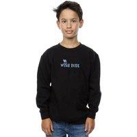 Disney Boy's Aladdin Wish Dude Sweatshirt in Black | Size: 12-13 Years