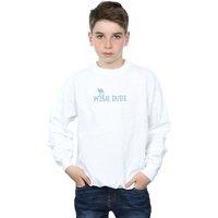 Disney Boy's Aladdin Wish Dude Sweatshirt in White | Size: 12-13 Years