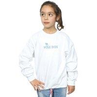 Disney Girl's Aladdin Wish Dude Sweatshirt in White | Size: 5-6 Years