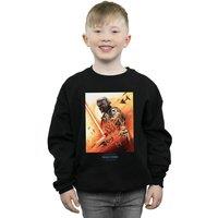 Disney Boy's First Order Poster Sweatshirt in Black | Size: 7-8 Years