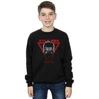 Disney Boy's Star Wars The Rise Of Skywalker Supreme Leader Kylo Ren Sweatshirt in Black | Size: 7-8 Years
