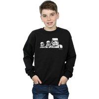 Disney Boy's Star Wars The Rise Of Skywalker Troopers Band Sweatshirt in Black | Size: 12-13 Years