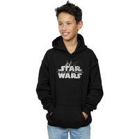 Disney Boy's Star Wars The Rise Of Skywalker Rey & Kylo Battle Hoodie in Black | Size: 7-8 Years