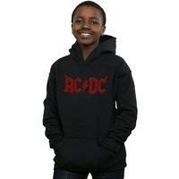 AC/DC Boy's Horns Logo Hoodie in Black | Size: 3-4 Years