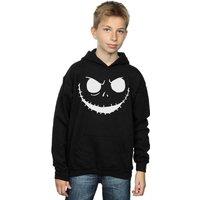 Disney Boy's Nightmare Before Christmas Jacks Face Bold Hoodie in Black | Size: 9 Years