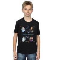 Disney Boy's Frozen 2 Change Is In The Air T-Shirt in Black | Size: 9 Years