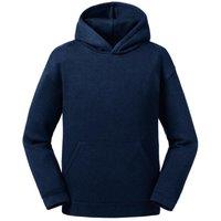 Russell Authentic Hooded Sweatshirt in Navy | Size: 7-8 Years